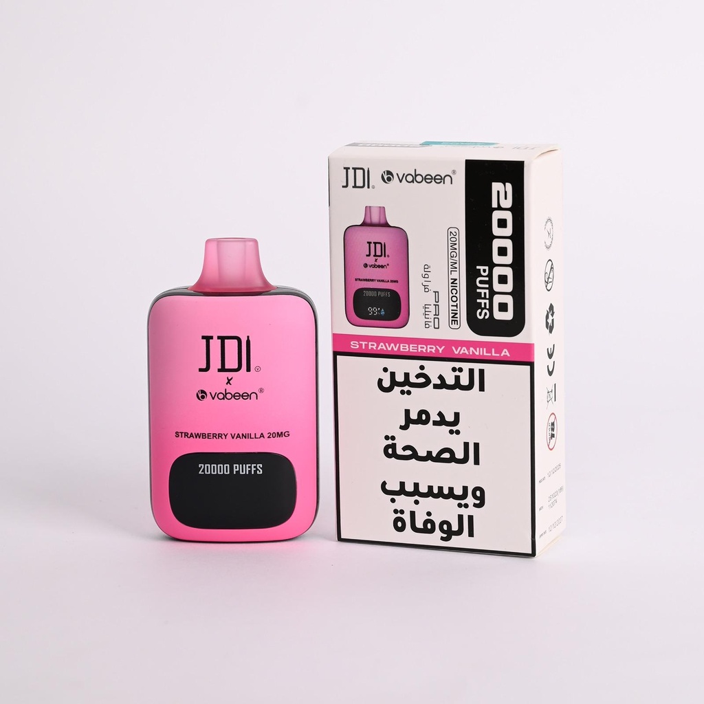 JDI VABEEN PRO 20K PUFFS 20MG - STRAWBERRY VANILLA