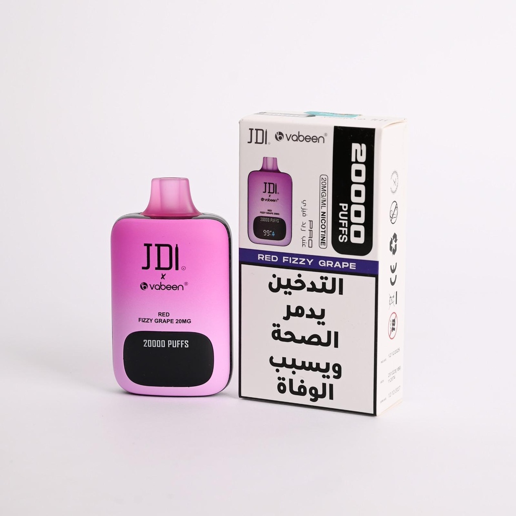 JDI VABEEN PRO 20K PUFFS 20MG - RED FIZZY GRAPE