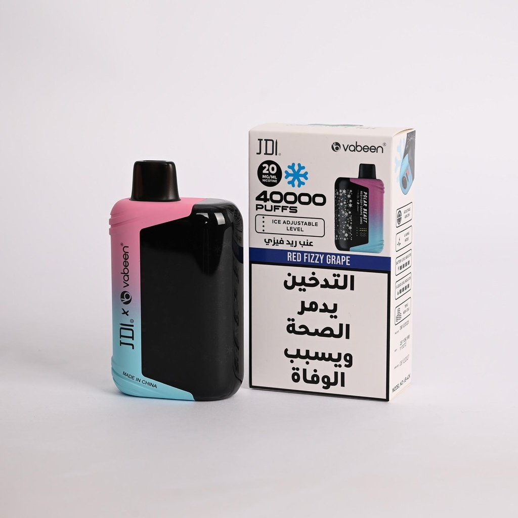 JDI POLAR BEAST 20MG 40K PUFFS - RED FIZZY GRAPE