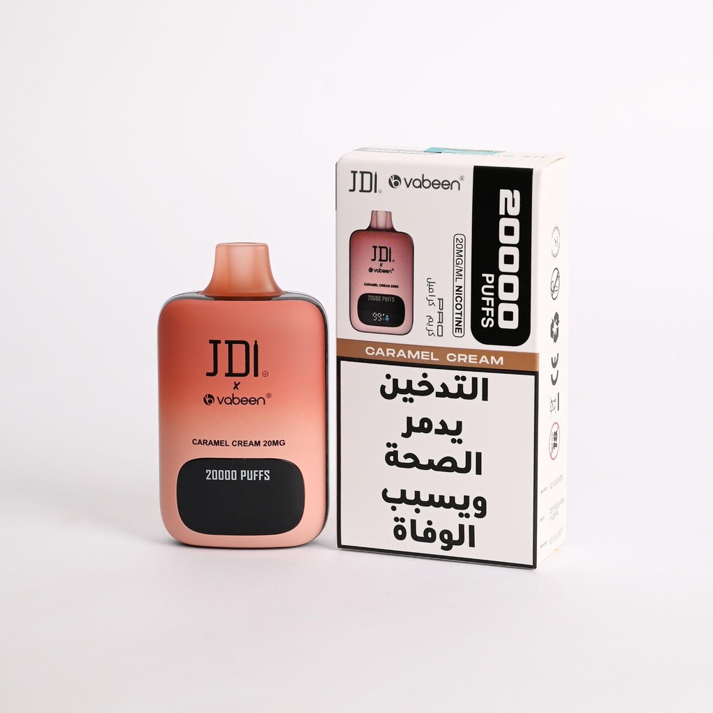 JDI VABEEN PRO 20K PUFFS 20MG - CARAMEL CREAM