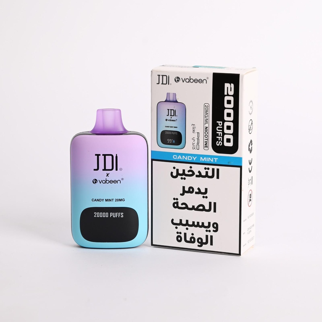 JDI VABEEN PRO 20K PUFFS 20MG - CANDY MINT